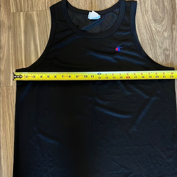 Champion Black Mesh Athletic Tank Top - Picture 4 of 7